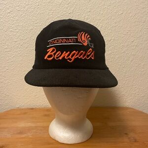 Vintage Cincinnati Bengals Corduroy Snapback‎ Hat NWT